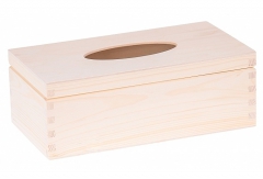 Chustecznik drewniany 25x13x9 cm