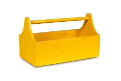 Narzędziownik - nosidło drewniany 34x18x20,5 cm Signal yellow