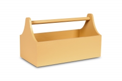 Narzędziownik - nosidło drewniany 34x18x20,5 cm Sand yellow