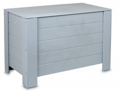 Kufer drewniany 77x40x50 cm Silver grey