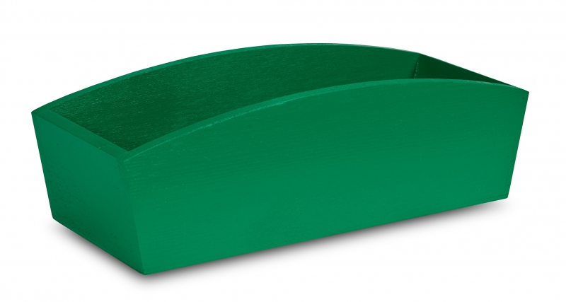 Doniczka drewniana 34x13x10 cm Mint green
